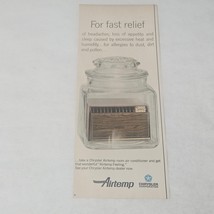 Chrysler Airtemp room air conditioner Print Ad 1966 air conditioner in a... - $8.98