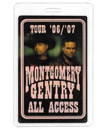 MONTGOMERY GENTRY 2006-2007 Concert Tour ALL ACCESS Laminate Pass COUNTR... - $362.50 MXN