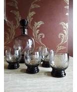 French Vintage Glass Carafe And Glasses - £141.59 GBP