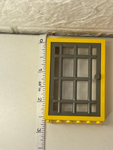 LEGO Pirate Yellow Door Frame 2 x 6 x 7 4071 and Gray Bars For Eldorado Fortress - £3.94 GBP