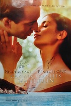 CAPTAIN CORELLI&#39;S MANDOLIN Signed Movie Poster x2 - Cage, Cruz  27&quot;x 40&quot;... - $409.00