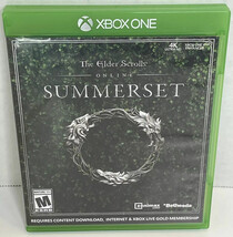 XBOX ONE THE ELDER SCROLLS ONLINE SUMMERSET VIDEO GAME NO MANUAL - $3.75
