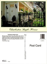 South Carolina Charleston Single House Piazza Fence Garden VTG Postcard - £7.51 GBP