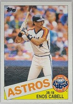 1985 Topps Baseball #786 Enos Cabell Houston Astros 3rd 1st Base - $3.91