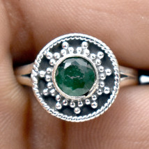 Vintage Emerald Cut Sterling Silver Women Fine Jewelry Ring Size US 4-12 - £21.58 GBP