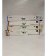 4 New Open box OEM Canon C7055, C7065, C7260, C7270 GPR-33 CMYK Toners - $322.42 CAD