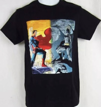 DC Comics Original Super Hero Batman vs Superman Face Off  T-Shirt XL X-Large - £8.81 GBP