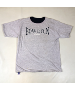 Vintage Russell Athletic Bowdoin College Double Face Reversible T-Shirt ... - €43,23 EUR