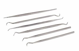 6 Pc Stainless Steel Dental Tool Set Tool Kit Clean Hygiene Pick Probe S153 - $8.89