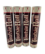 x4 Vintage Tootsie Roll Tube Cardboard &amp; Metal Promotional Money Coin Banks - £27.08 GBP