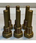 6 Qty of Brass Hex Thermowells 4-1/8&quot; L 30mm Inside Thread 17mm Shaft (6... - $751.73 MXN