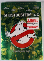 NEW SEALED Ghostbusters 1 &amp; 2 2-Disc DVD Set, Collectible Scrapbook - £11.95 GBP