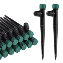 40Pcs Drip Irrigation Emitters For 1/4&quot; Drip Tubing,Adjustable 360 Degree - £31.25 GBP