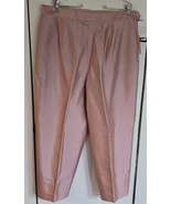 NWT Womens Plus 20W Rena Rowan Shimmery Pink Silk Dress Pants - €16,10 EUR