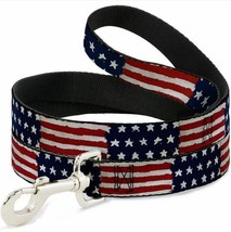 Stars &amp; Stripes Painting Dog Leash by Buckle-Down - £15.96 GBP