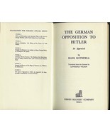 The German Opposition to Hitler by Hans Rothfels (1963) - £4.66 GBP