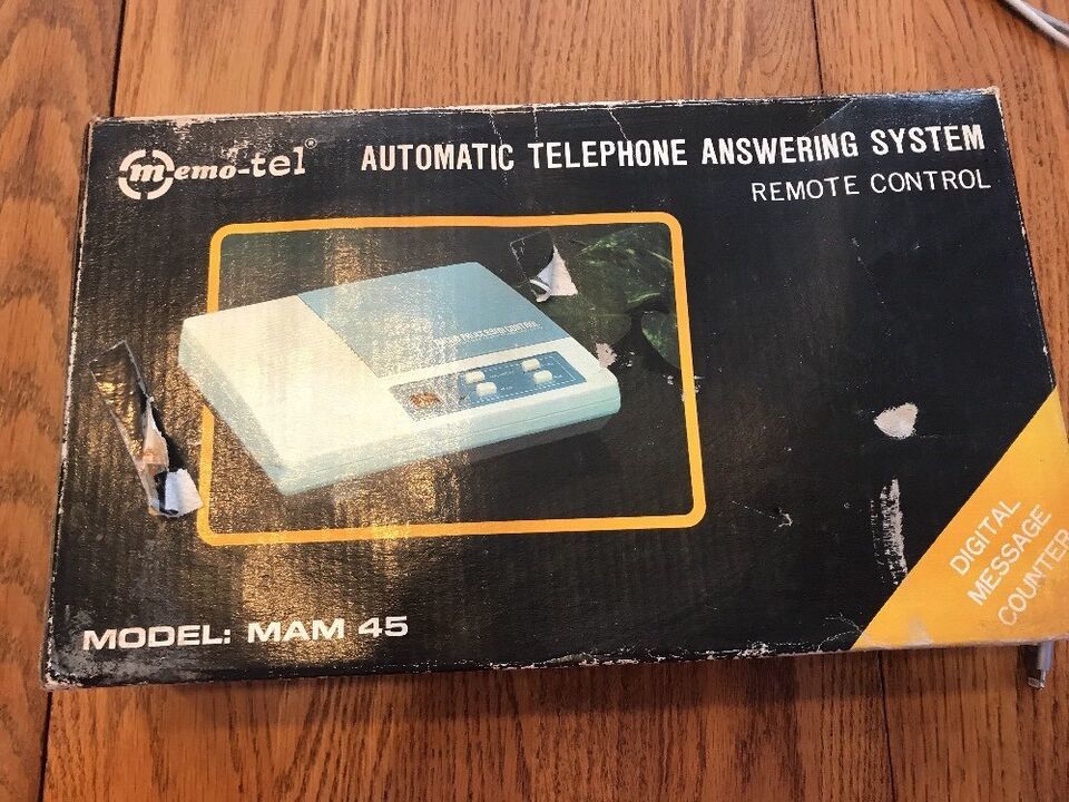 Telephone Answering Machine Memo-Tel Model Mam 45 New Box Ships N 24h - $37.60