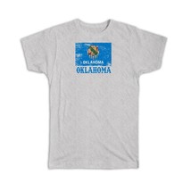 Oklahoma : Gift T-Shirt Flag Distressed Souvenir State USA Christmas Coworker - £14.38 GBP+
