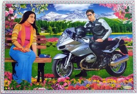 Bollywood Actor Ajay Devgan Kajol Original Poster India 20 inch x 28 inc... - $34.99