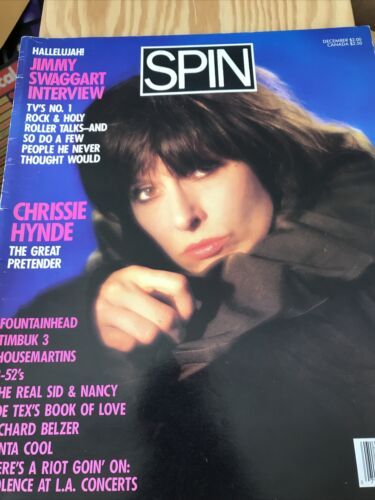Spin Magazine Chrissie Hynde The Pretenders  Jimmy Swaggart The B 52&#39;s D... - $8.11