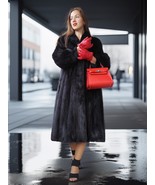 Shadow Muse – Vintage Black Mink Fur Coat M Petit Fast Shipping - €457,29 EUR