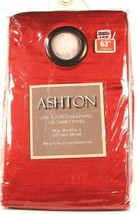1 Ct Ashton One Room Darkening Grommet Panel 50 in W x 63 in L Ashton Kiln Red - £31.16 GBP