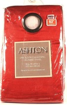 1 Ct Ashton One Room Darkening Grommet Panel 50 in W x 63 in L Ashton Kiln Red - £31.17 GBP