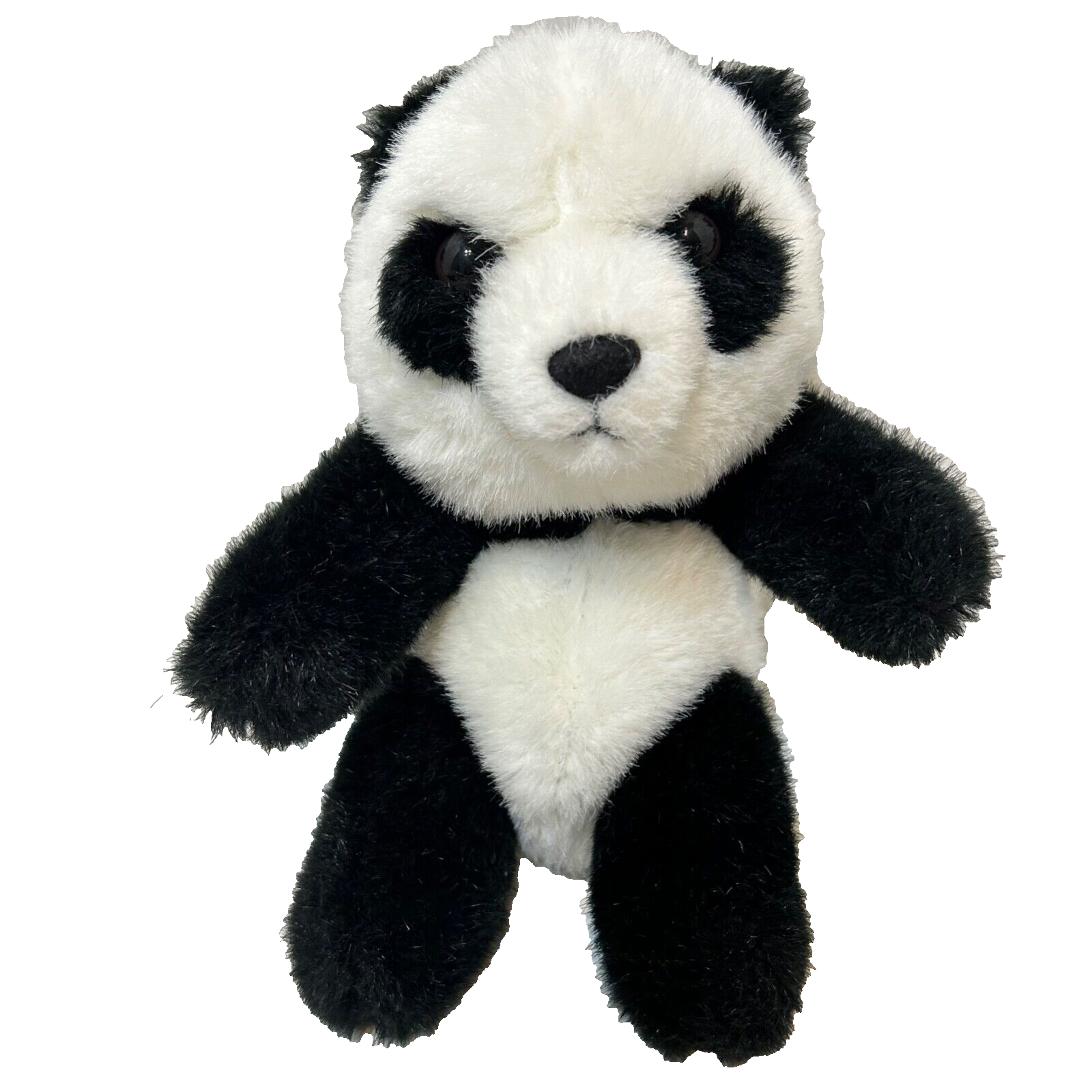 Vintage 1989 World Wildlife Fund Plush Black White Panda Bear Stuffed Animal 7" - $9.03