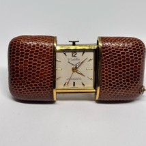 VTG Cadillac Schockproof Antimagnetic Automatic Watch Gold Tone Brown Me... - £114.14 GBP