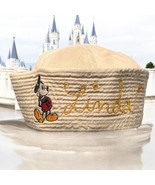 Vintage Disneyland Disney Parks Beanie Hat Mickey Mouse Patch Embroidere... - £11.18 GBP