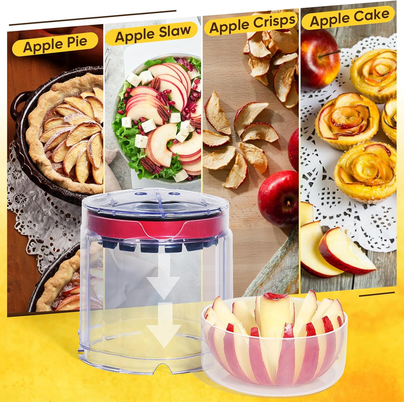 Newness 5.12-Inch Apple Slicer – Extra-Large, Ultra-Safe Stainless Steel Apple C Item image 8