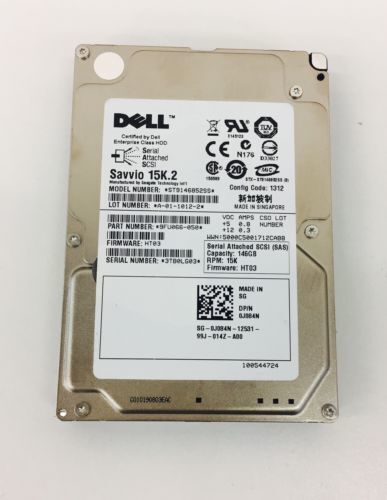 Dell J084N 146GB SAS 15K 2.5 6GBPS Hard Drive - $19.99