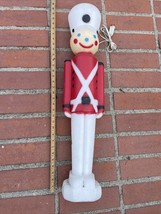Vintage CAROLINA ENTERPRISES USA Made Toy Soldier Lighted Blow Mold 30.5&quot; - £69.62 GBP