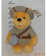 Walt Disney World Animal Kingdom Exclusive Winnie The Pooh 8&quot; plush toy - $24.15