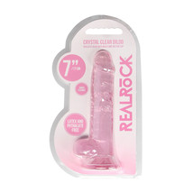 Realrock 7&quot; Realistic Dildo With Balls Pink - £18.05 GBP