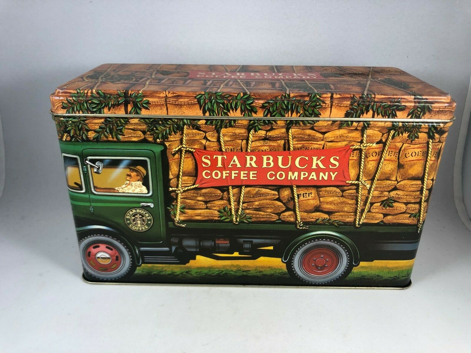 Starbucks Coffee Limited Edition Illustrated Decorative Tin Box Made in England - $23.75