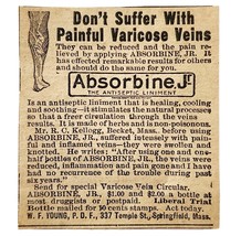 1915 W.F. Young Absorbine Jr Antiseptic Liniment Advertisement Medical V... - $369.57 MXN