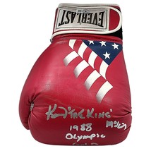 King Kennedy McKinney Signed Boxing Glove w/ Team USA Flag Beckett Autograph COA - £156.57 GBP
