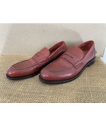 Salvatore Ferragamo Florence Italy Tramezza Mens 8 EE Dress Shoes Penny Loafers - $147.51