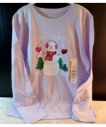 WONDER NATION Girls Size L ( 10 / 12 ) Long Sleeve Embellished T-Shirt -... - $6.88
