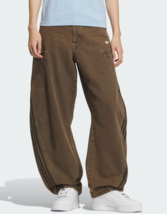 adidas Originals Denim Pants Women's Sports Casual Lifestyle Jeans Brown... - $233.91