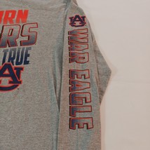 Auburn Tigers Shirt Men's Gray Cotton Pro Edge by Knights Apparel Long Sleeve image 7