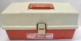 Plano 5520 Tackle Box Orange/Beige Fishing Box With Contents - $28.49