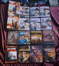 All for $40 - Lot of western movies DVDs clint eastwood john wayne - $739.52 MXN
