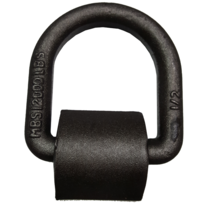 (4) D RING 1/2" FLATBED TRUCK TOW ENCLOSED TRAILER CHAIN MOVING ANCHOR C... - $19.90
