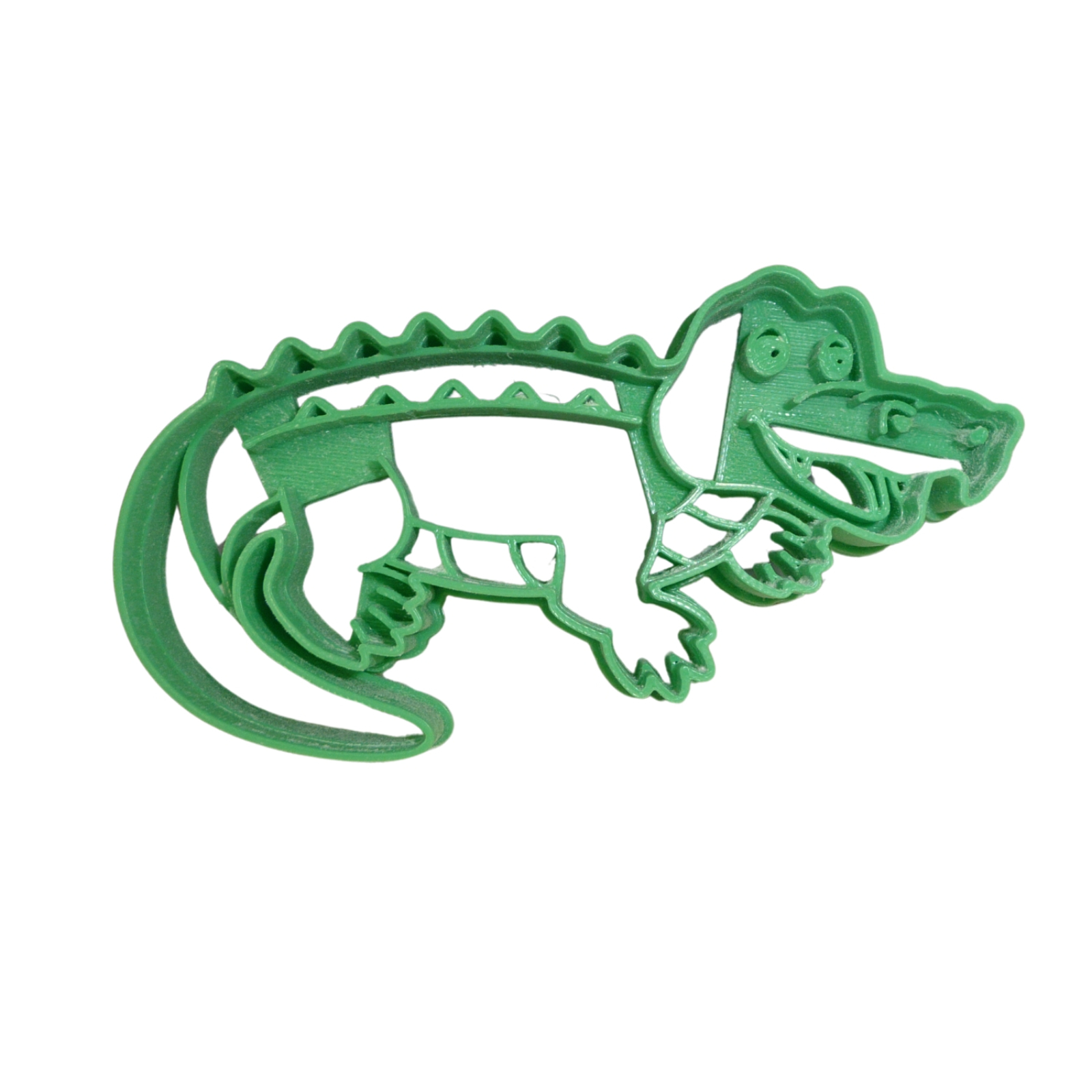 Cartoon Alligator Cookie Cutter Made In USA PR5503 - $3.99