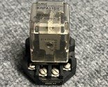Potter &amp; Brumfiled KRPA11DY  24VDC 8 pin Relay  with Soket Base  Used - $16.82