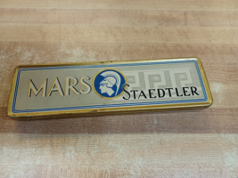 Mars J.S. Staedtler Vintage Metal Pencil Box Made in Germany With Contents - $11.87