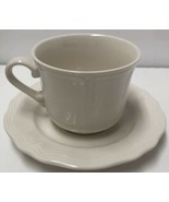 Vintage Federalist Ironstone White Tea Cup Mug &amp; Saucer Plate Set - £9.48 GBP