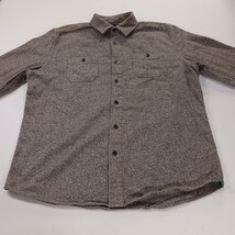 Crayers RN#139535 Men's L Brown Cotton Long Sleeve Heavyweight Button Up Shirt  image 15